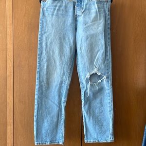 Light blue Wedgie Straight Levi’s Jeans